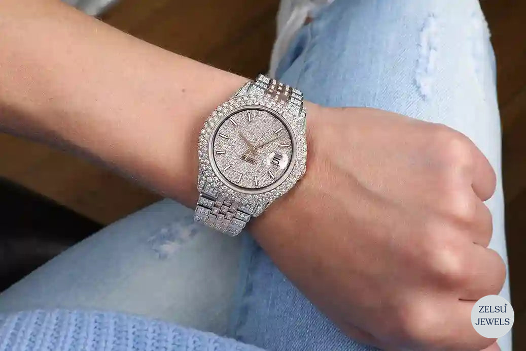 Rolex two-tone watch with flawless Swiss engineering, designed for both style and durability.