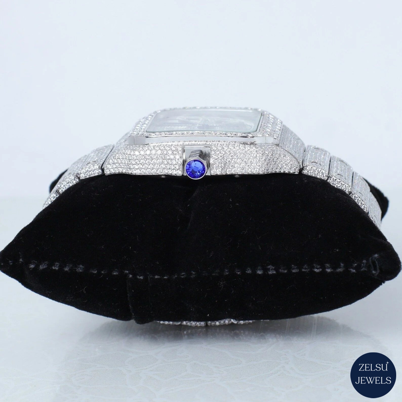 Sophisticated Cartier silver automatic watch, perfect for collectors and those seeking classic elegance.