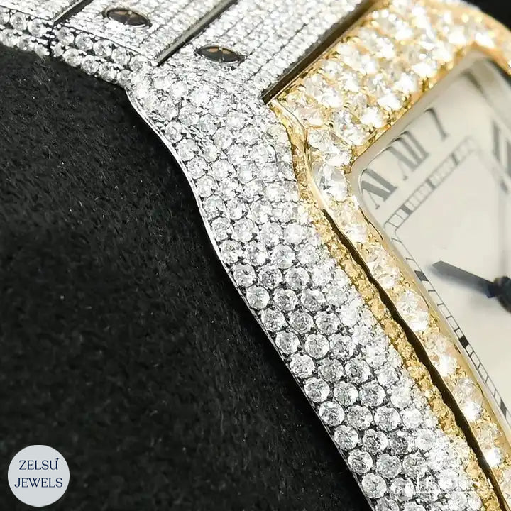 Cartier watch, offering a refined and sophisticated look with unparalleled Swiss movement and elegance.