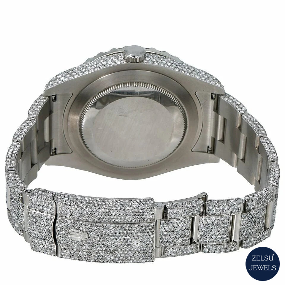 Exquisite Rolex wristwatch featuring a color diamond dial, perfect for collectors seeking unique and luxury timepieces.