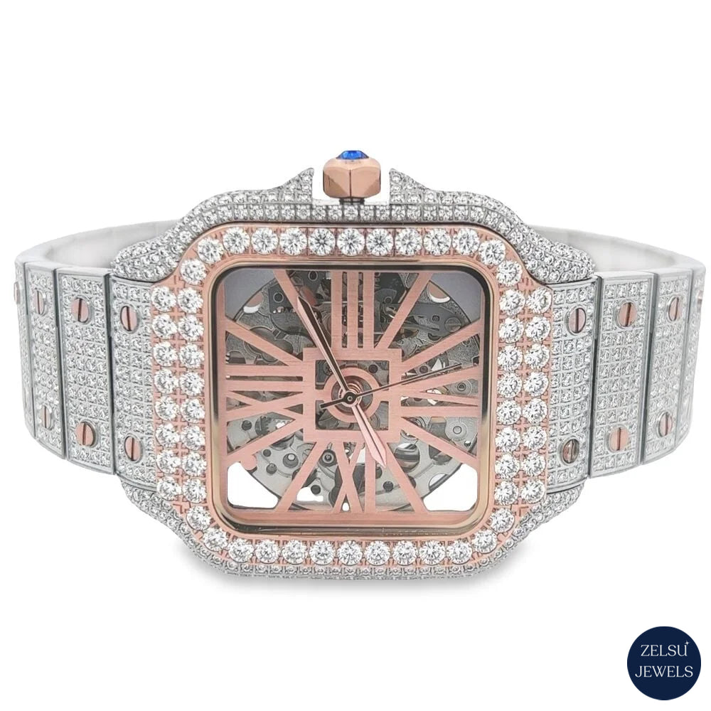 Sophisticated automated Cartier watch with classic design and Swiss automatic movement for a luxury timepiece.
