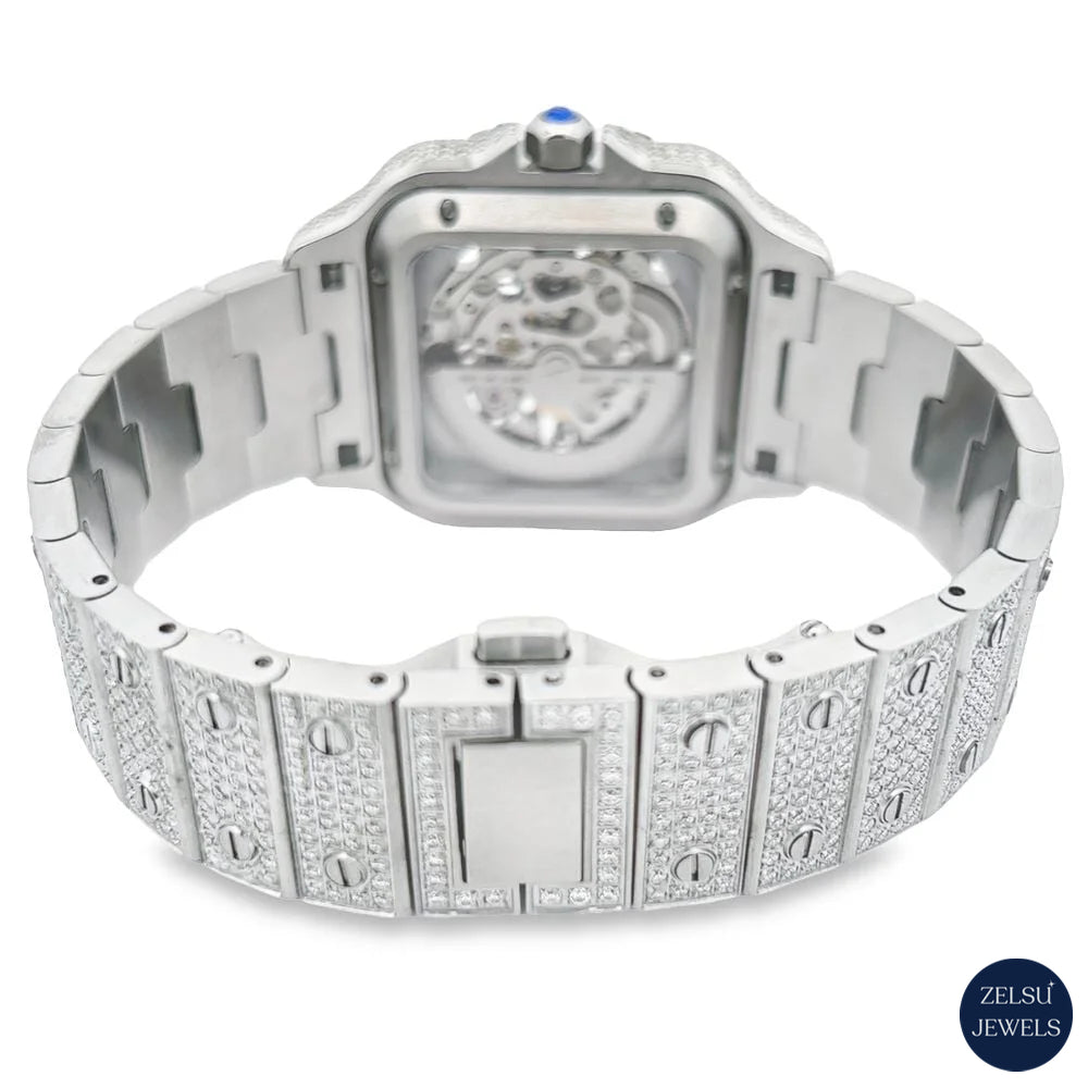 Automated Cartier watch, combining luxurious design with Swiss automatic movement for a seamless timekeeping experience.