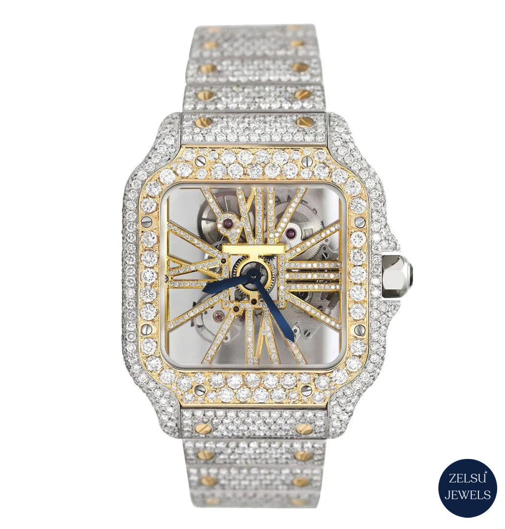 Timeless automated Cartier watch, featuring automatic movement and iconic design for a refined luxury timepiece.