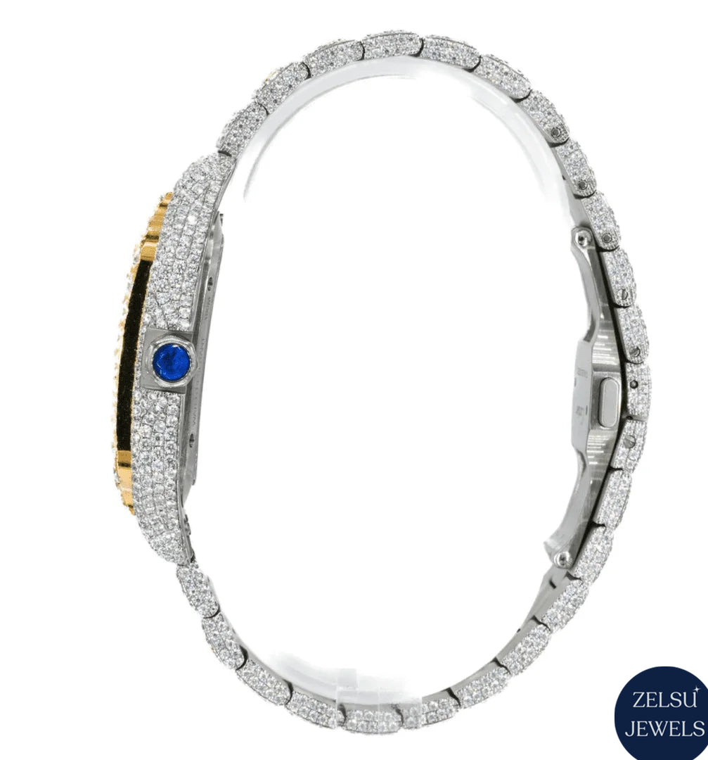 Luxury automated Cartier watch, ideal for those who appreciate sophisticated design and Swiss automatic movement.