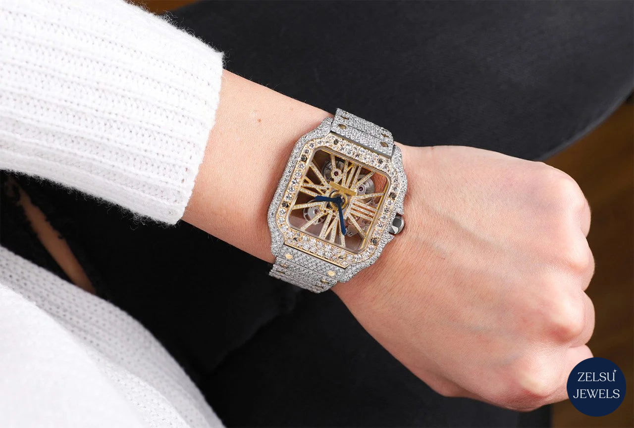 Sophisticated automated Cartier watch with classic design, offering timeless elegance and precise automatic movement.