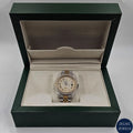 Rolex moissanite diamond watch with a premium diamond-encrusted design, complete with original box and papers.